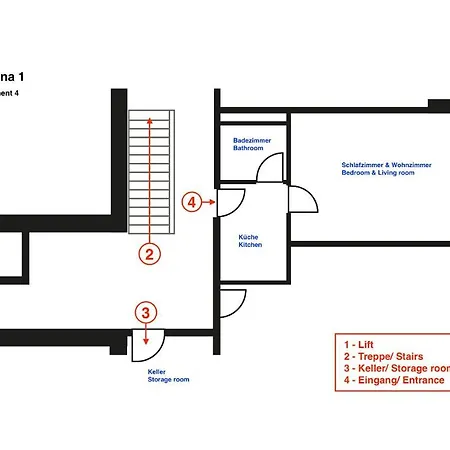 Fortuna 4 By Vacations, Panoramablick Auf Berge Und Parkplatz Inklusive Appartement Arosa